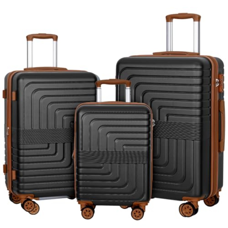 3-Piece Expandable Luggage Set - đánh giá và giá Expandable Hard Shell Luggage Set