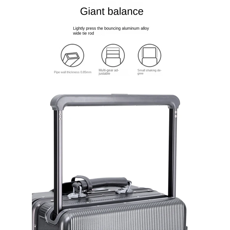 Travel Suitcase Aluminum frame - đánh giá và giá Aluminum Frame Carry On Luggage