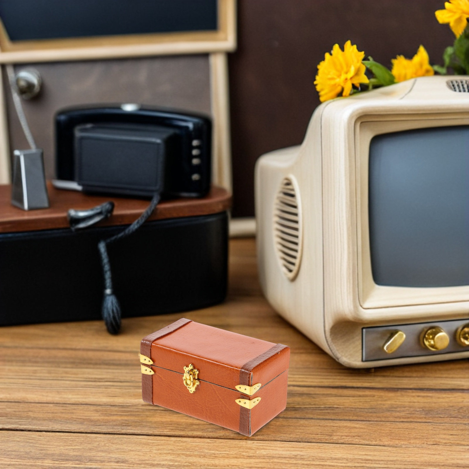 Miniature Vintage Trunk Suitca - đánh giá và giá Retro Vintage Trunk Suitcase