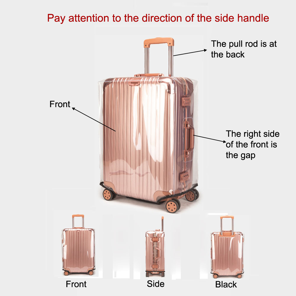Nhựa PVC Trong Suốt Hành Lý Ba - đánh giá và giá Luggage Protective Cover Transparent
