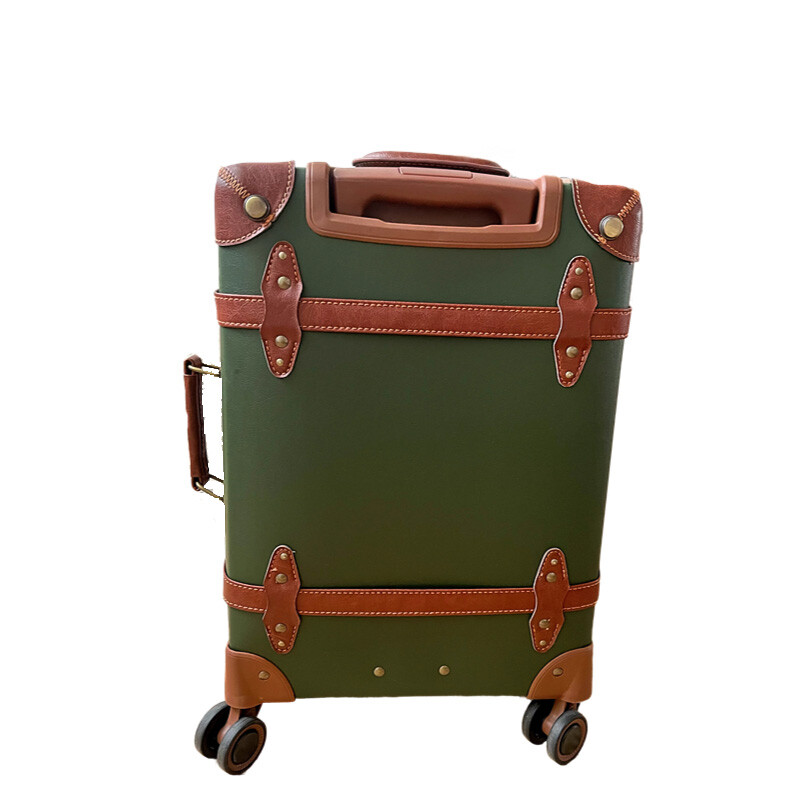 Vintage PU Leather Suitcase fo - đánh giá và giá Retro Vintage Trunk Suitcase