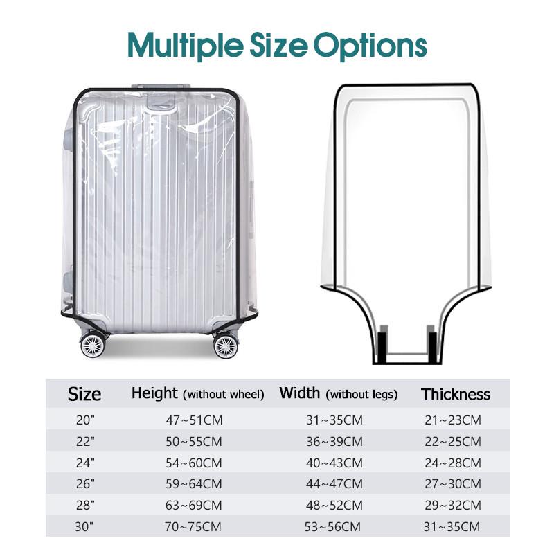 2027 Travel Transparent Luggag - đánh giá và giá Luggage Protective Cover Transparent