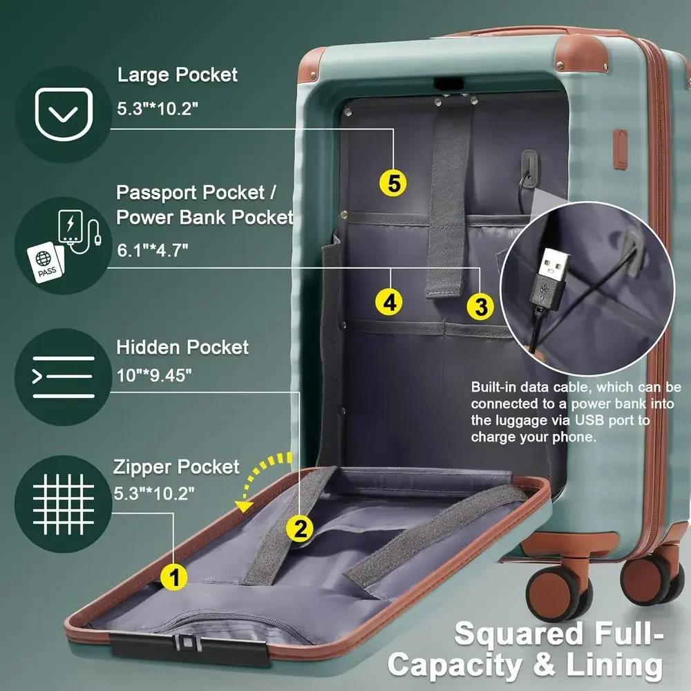 5-Piece Expandable Hardshell S - đánh giá và giá Expandable Hard Shell Luggage Set