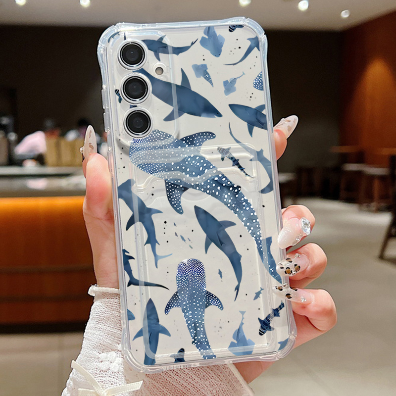 Ocean Shark Whale Phone Case F - đánh giá và giá Wallets
