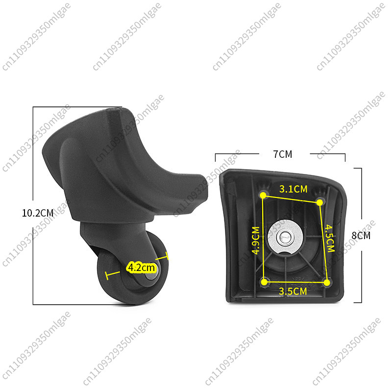 Luggage Replacement Wheel ZD24 - đánh giá và giá Silent Replacement Luggage Wheels