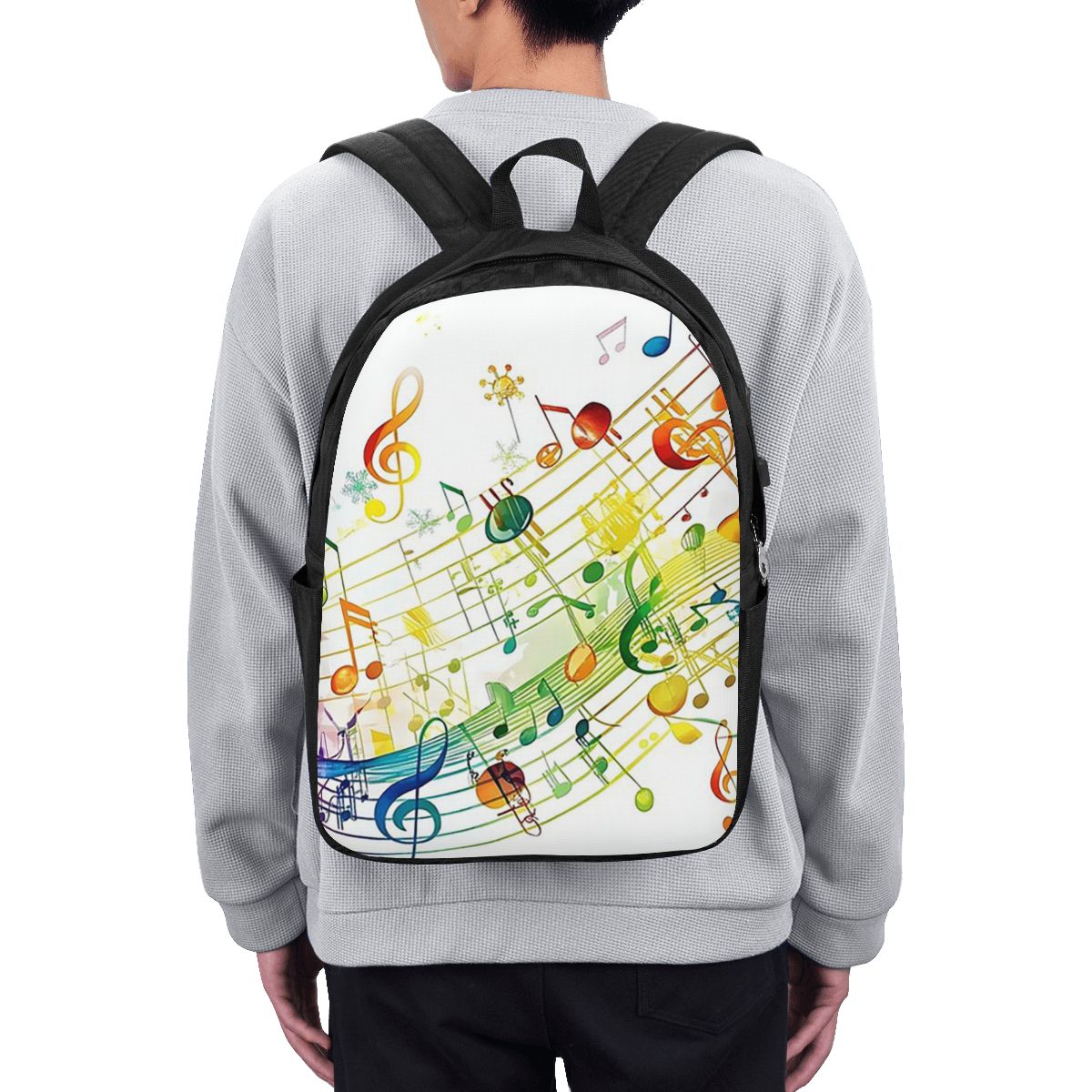 Abstract Piano Keys With Music - đánh giá và giá Travel Bags
