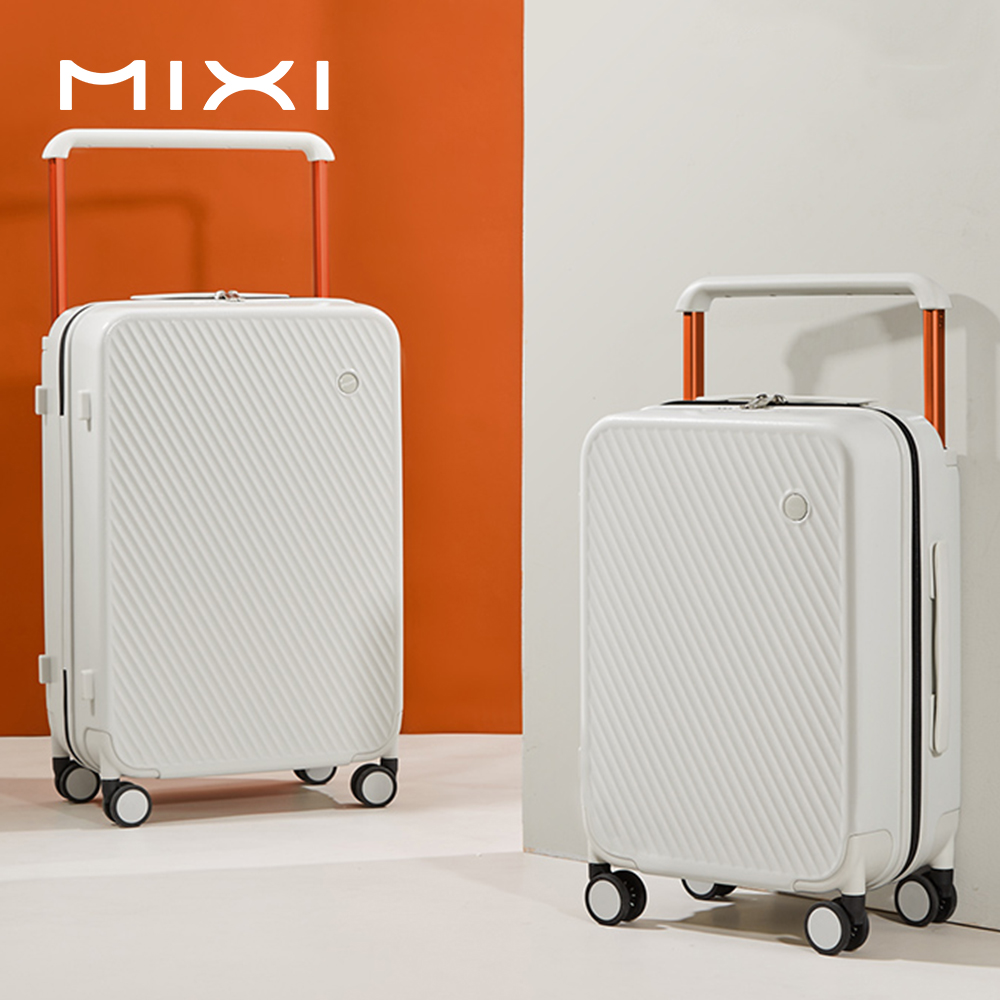 Mixi Wide Handle Travel Luggag - đánh giá và giá Spinner Wheel Rolling Suitcase 20 Inch