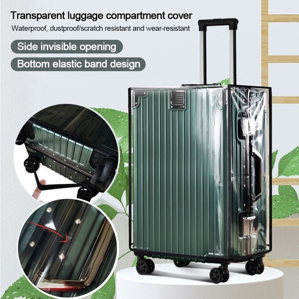 Durable Full Transparent Lugga - đánh giá và giá Waterproof Suitcase Cover Protector
