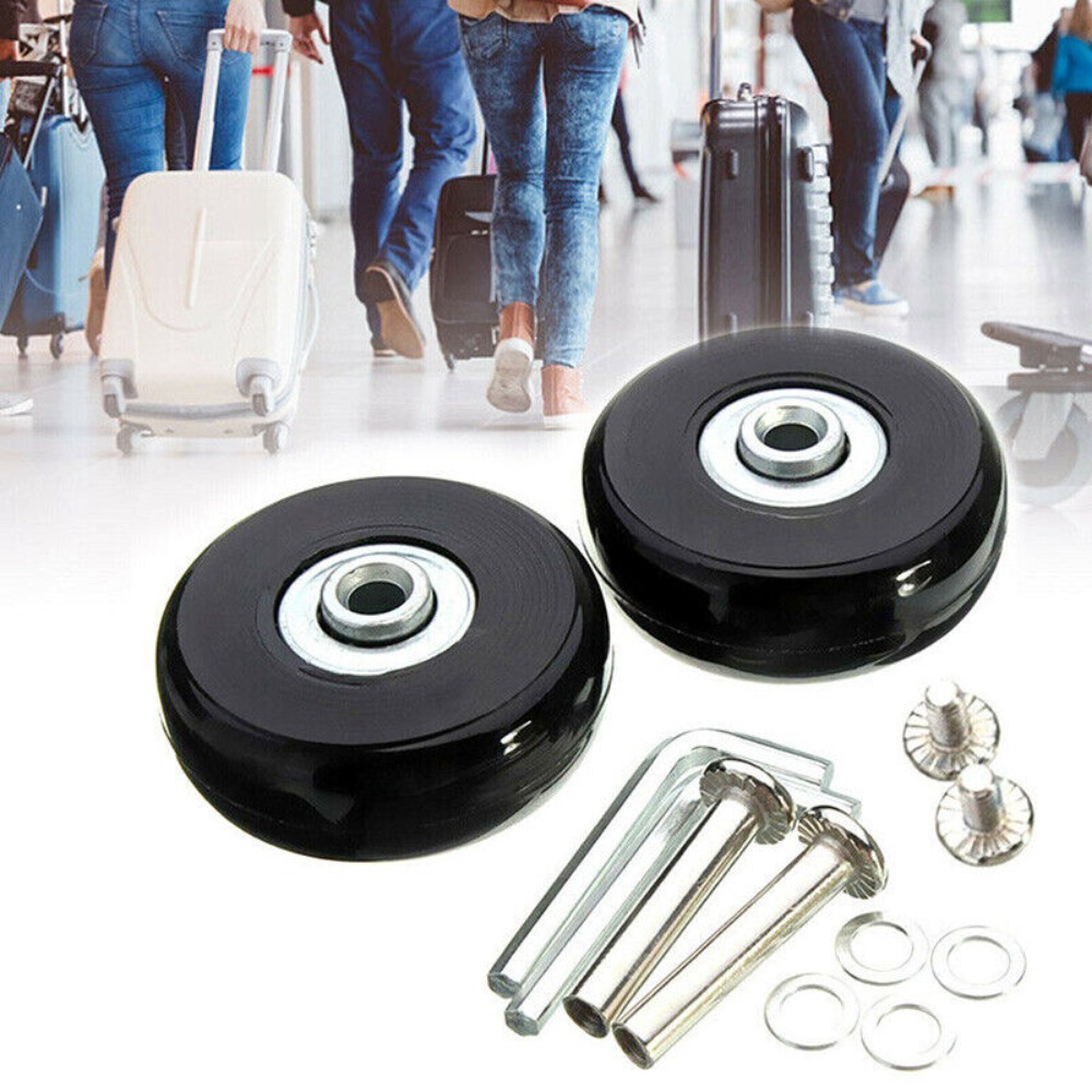 2Pcs Replace Wheels With Screw - đánh giá và giá Silent Replacement Luggage Wheels