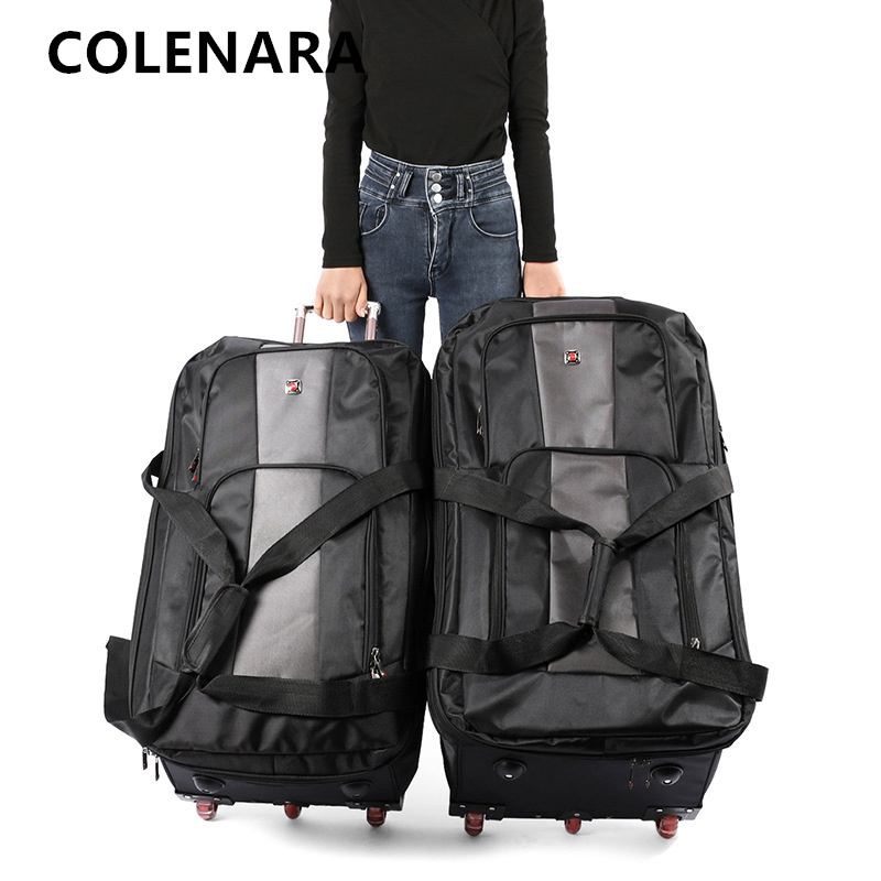COLENARA Large Capacity Trolle - đánh giá và giá Foldable Rolling Luggage Bag