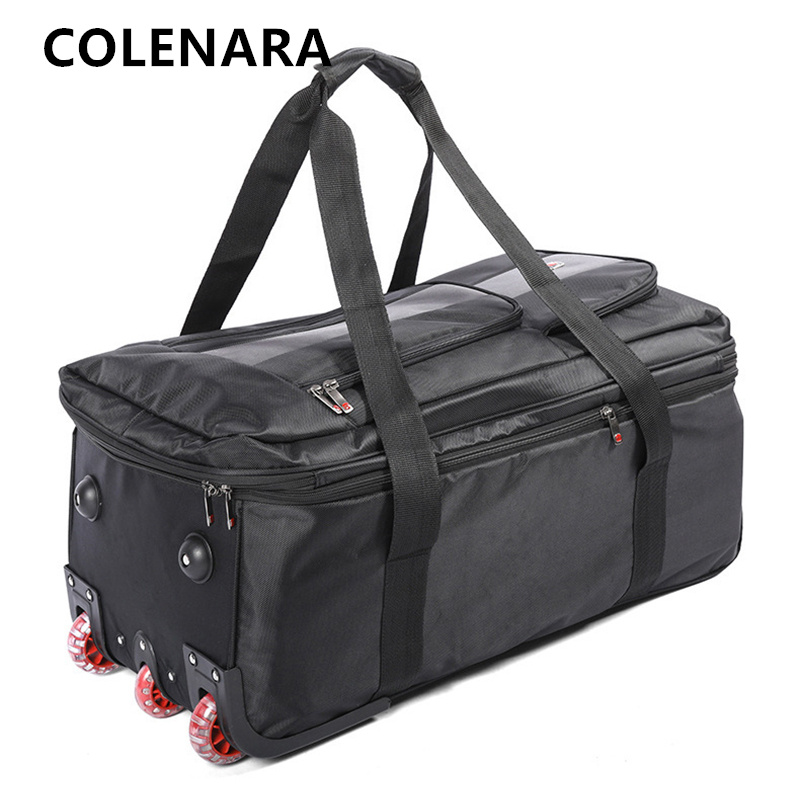 COLENARA Large Capacity Trolle - đánh giá và giá Foldable Rolling Luggage Bag