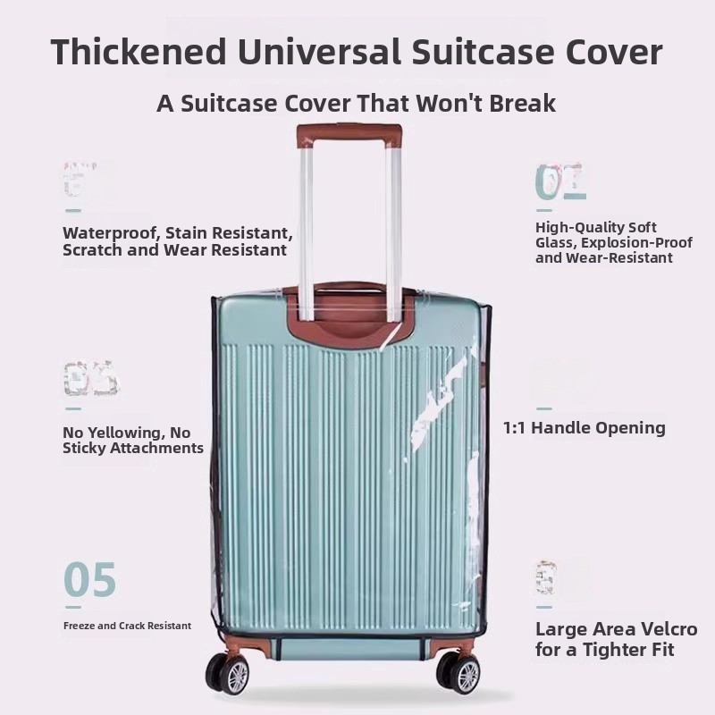 Thickened Protective Cover for - đánh giá và giá Luggage Protective Cover Transparent