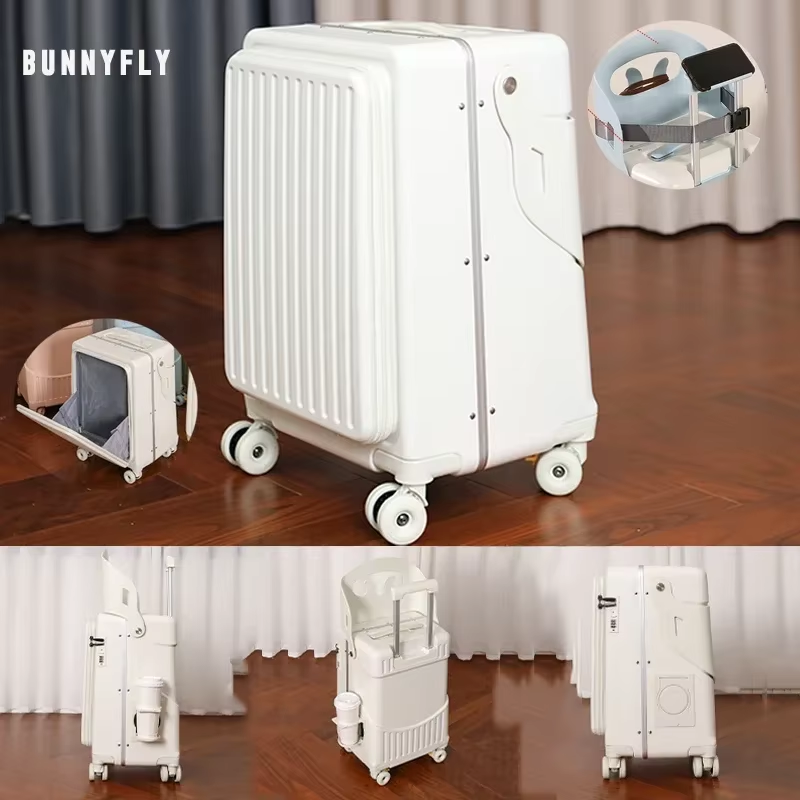 BunnyFly Wide Handle Carry-On  - đánh giá và giá Aluminum Frame Carry On Luggage
