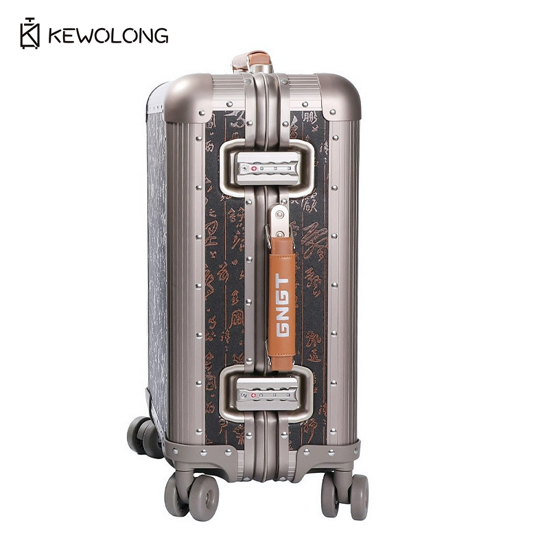 Full Aluminum Magnesium Alloy  - đánh giá và giá Spinner Wheel Rolling Suitcase 20 Inch