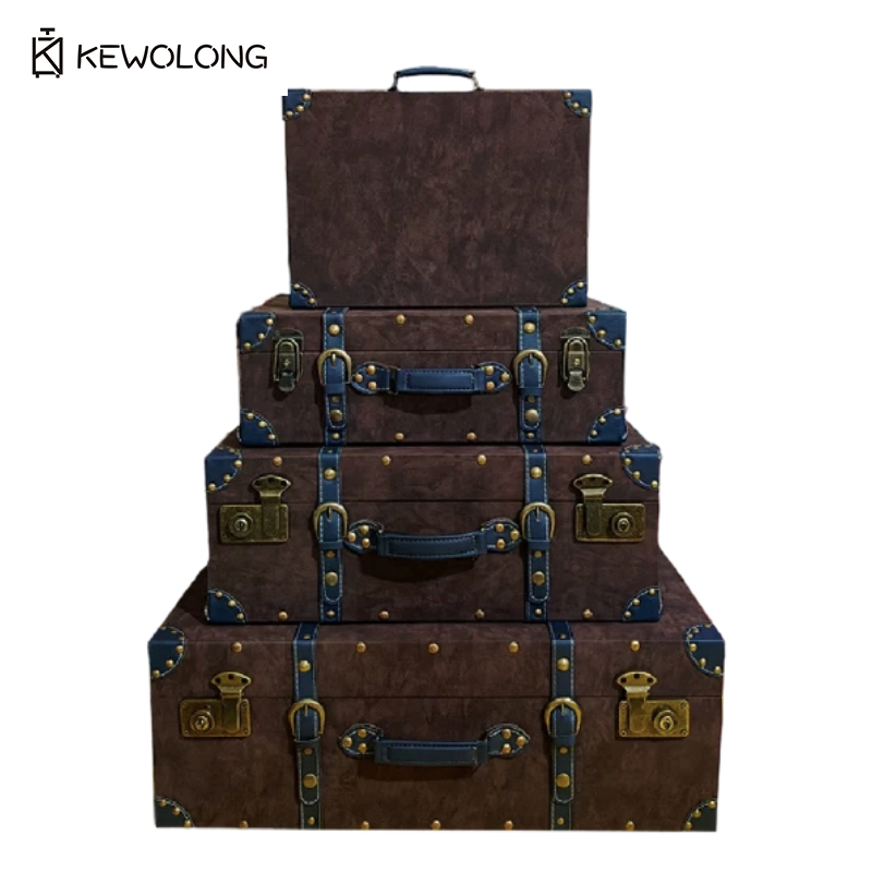 Vintage Leather Suitcase Stora - đánh giá và giá Retro Vintage Trunk Suitcase