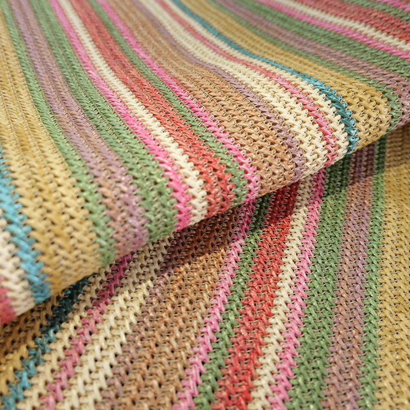 1yard Colorful Strip Pp Straw  - đánh giá và giá Handbags