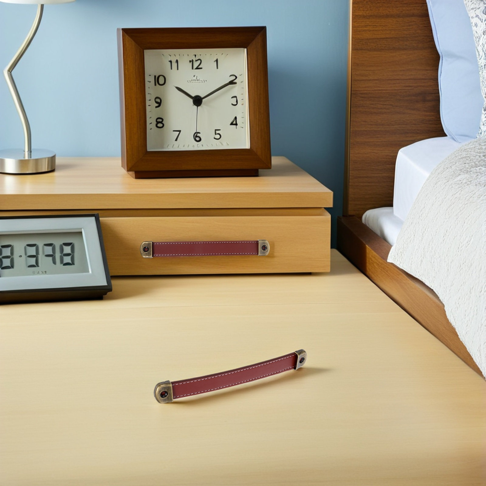2Pcs Retro PU Furniture Handle - đánh giá và giá Retro Vintage Trunk Suitcase